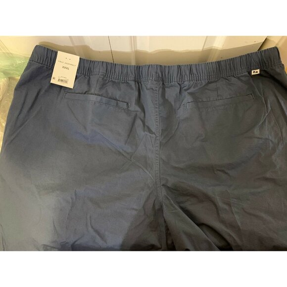 Free Assembly Men’s Sz 3XL Blue Flat‎ Front E-Waist Utility Drawstring Shorts - Picture 7 of 7